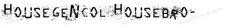 HouseGenCol Housebro字体转换